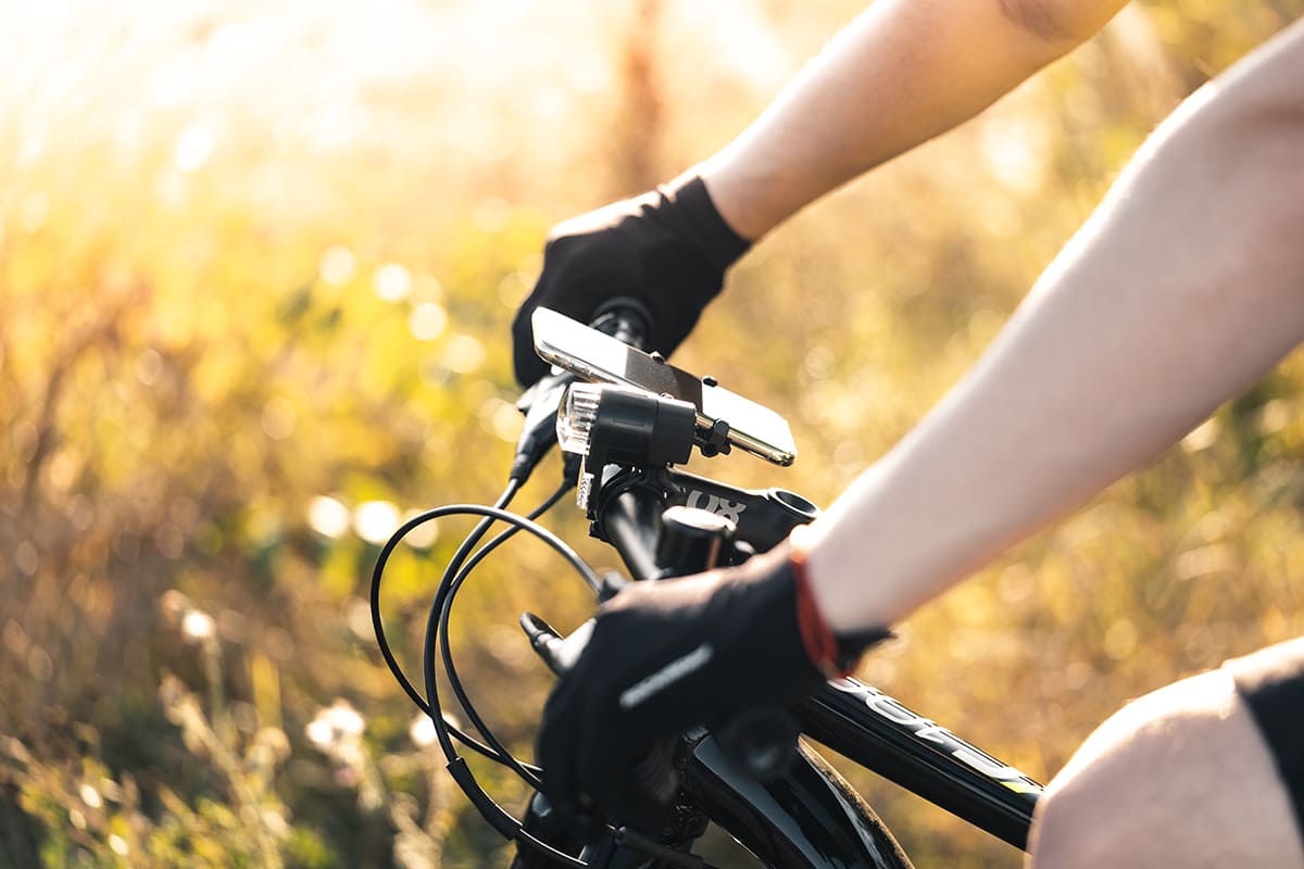 Smartphone-Halterung fürs Fahrrad